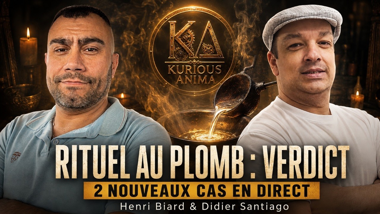 Miniature de la vidéo Kurious Anima : Henri Biard réalise un rituel de dégagement par le plomb en direct